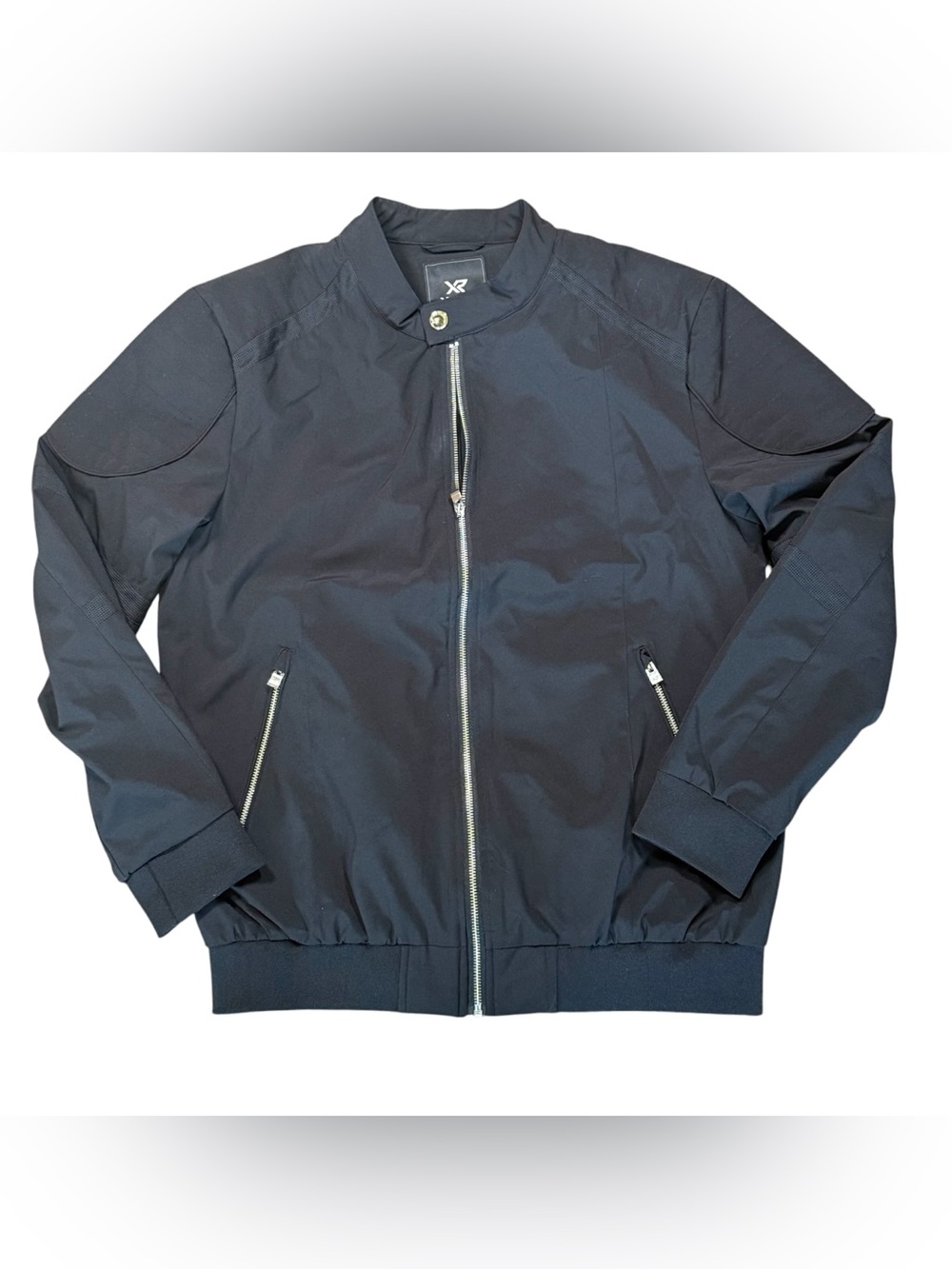X-Ray Jeans Men’s Black Bomber Jacket Size Large